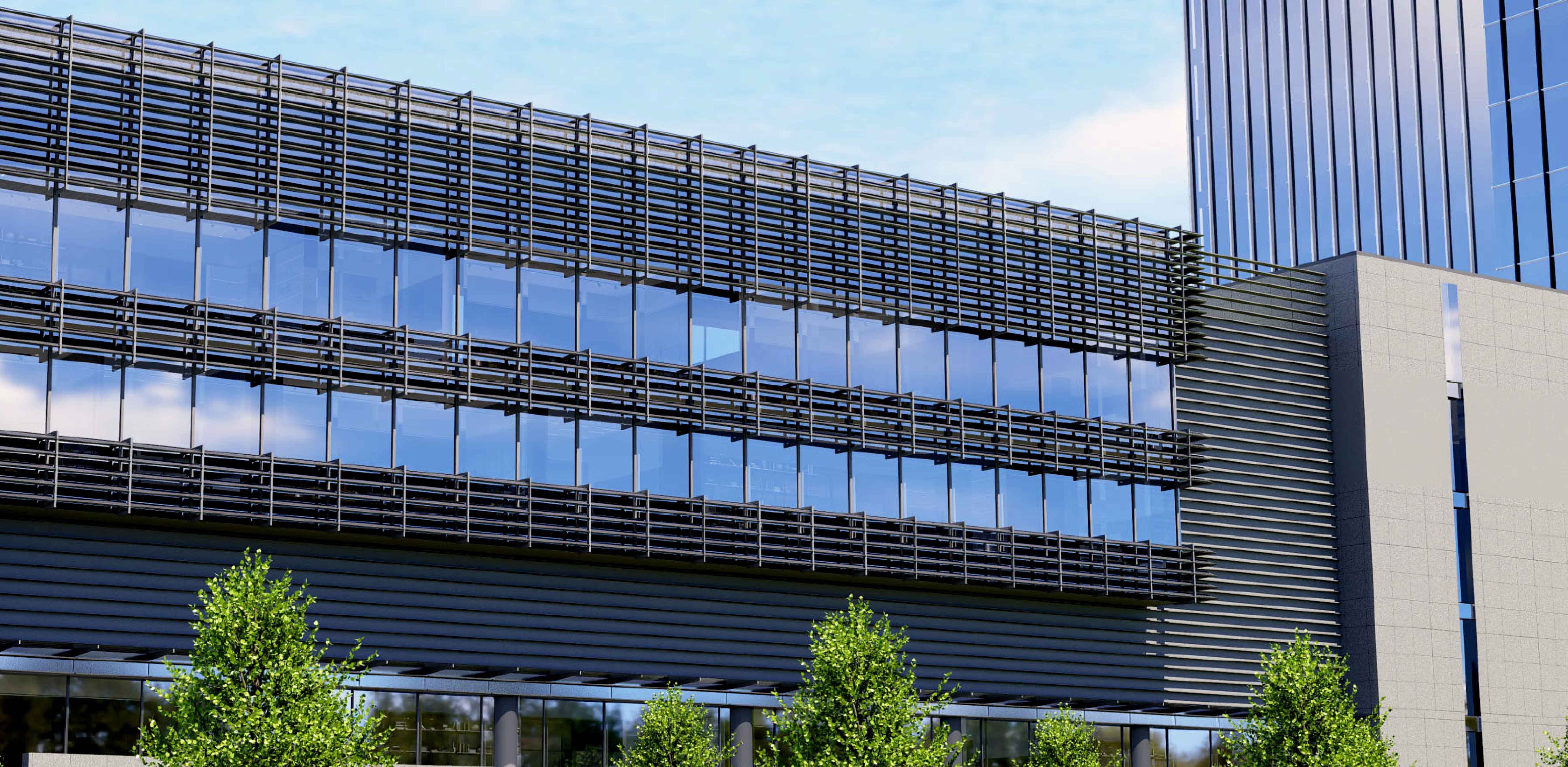 The product is used for the walls of commercial buildings