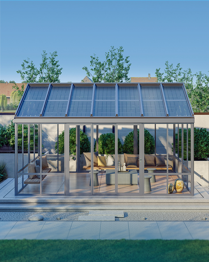 Starlux products are used for making sunroom roofs.