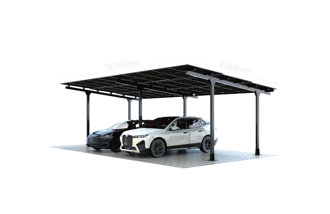 4 single carport